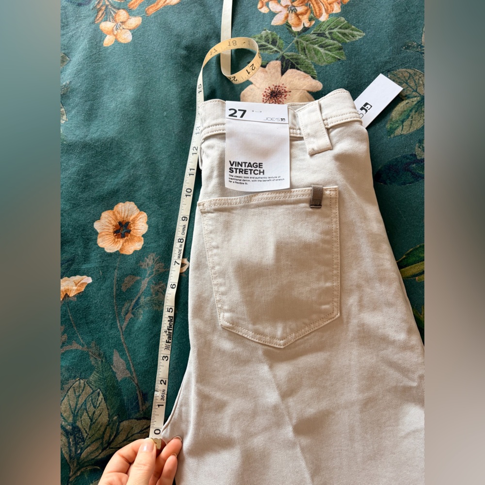 Joe's Jeans Wide Leg Jeans Light Gray - Picture 6 of 7